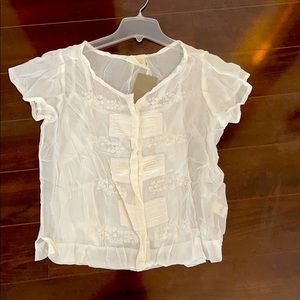 Anthropology short sleeve top